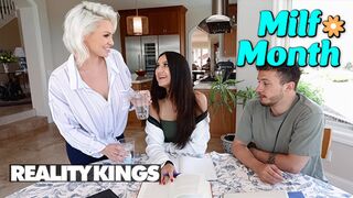 REALITY KINGS - Apollo Indulges In A Hot 3some With His Stepmom Charli Phoenix & His Gf Eliza Ibarra