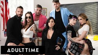 ADULT TIME - Driving Students CAN'T STOP FUCKING IN CLASS! Ft Rocky Emerson, Aiden Ashley, AND MORE!
