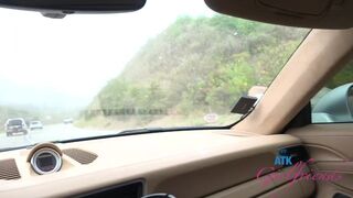 Date on the beach with Nicole Luva and amazing roadhead POV