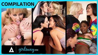 GIRLSWAY - Sexy Thirsty Nymphos Have A Wild Orgy COMPILATION