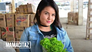Chubby Latina Xiomara Soto Jumps Hard On Cock In Front Of Camera - CARNE DEL MERCADO
