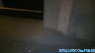 PublicAgent Sexy young babe takes his cum in her mouth