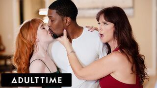 ADULT TIME - MILF Syren De Mer & Teen Madi Collins Fight Over Coworker's HUGE Cock! FFM 3-WAY!