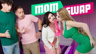 While Their Stepmoms Are On Vacation, Nicky And Parker Fuck Around With Their Own Stepsisters