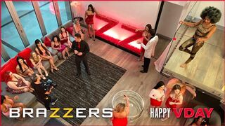 Brazzers - Sexy Bunny Colby, Keira Croft, Scarlit Scandal, Aubree Valentine Share Some Big Cocks