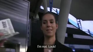 PublicAgent - i cum over her tits outdoors