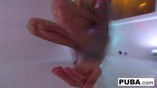 Hot Kendra Cole takes a sexy shower!